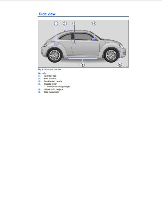 2011 Volkswagen Beetle Owner's Manual