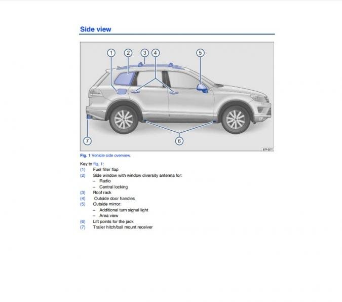 2013 Volkswagen Touareg Owner's Manual