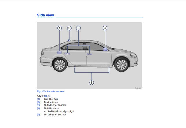 2014 VW Passat Sel Premium Owner's Manual